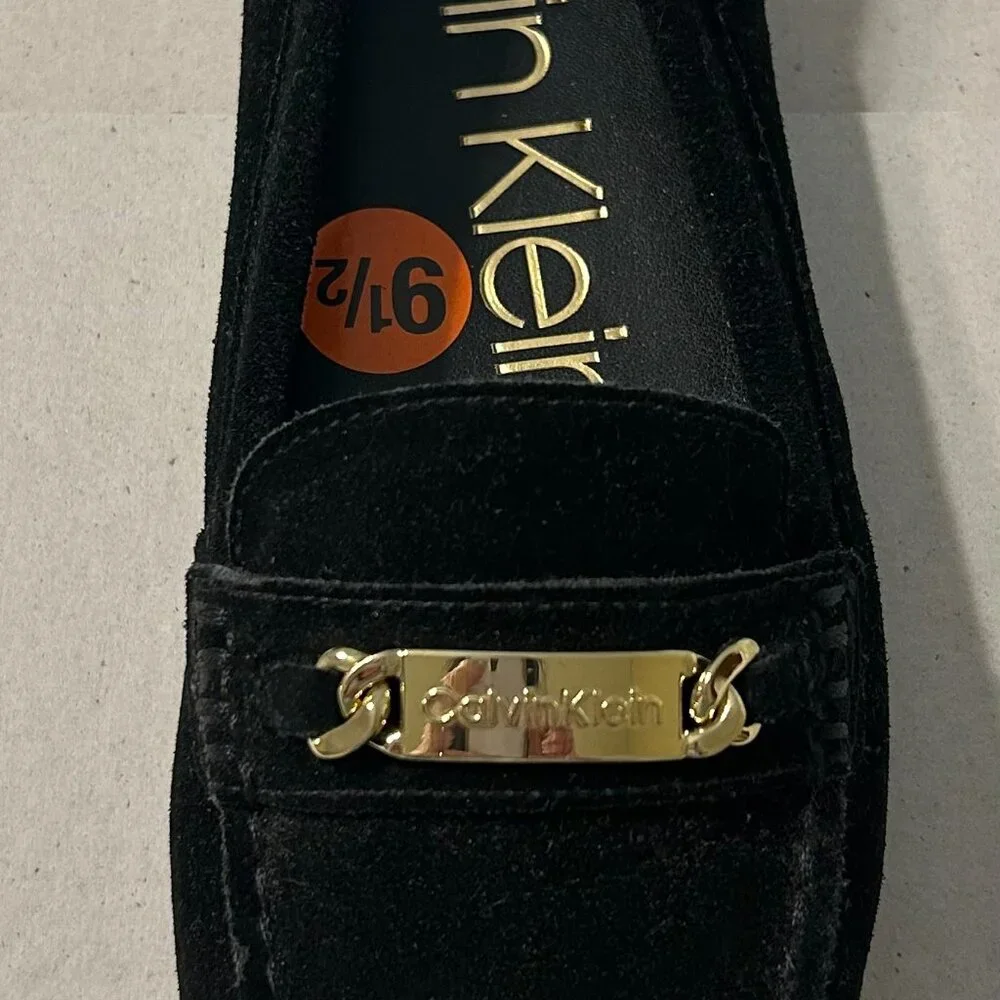 Calvin Klein Lunasi -Black Suede - Size 9.5M - Picture 2 of 6